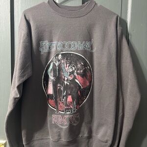Hanes Fleetwood Mac Graphic Crewneck Sweater - Dark Gray